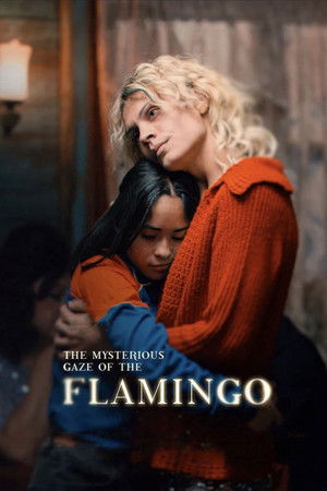 The Mysterious Gaze of the Flamingo Poster