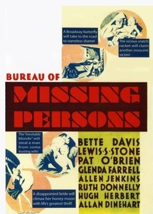 Bureau of Missing Persons Poster